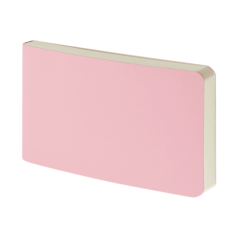 Еженедельник недатированный "Megapolis Velvet Flex", А6, 160 страниц, зефирный розовый - 3