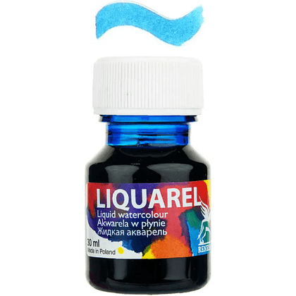Акварель жидкая "Liquarel", 120 циан, 30 мл
