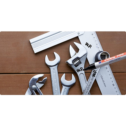 Маркер перманентный на нитрокраске Edding "750", черный - 6