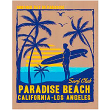 Пакет бумажный подарочный "Путешествие", 33x45.7x10.2 см, ассорти