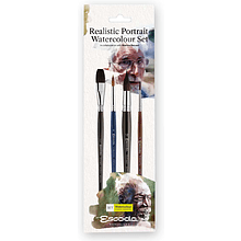 Набор кистей "Escoda. Realistic portrait watercolor set"