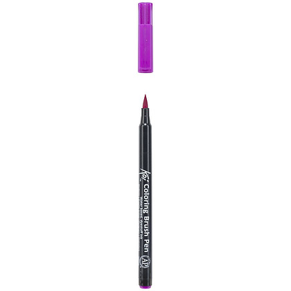 Маркер акварельный "Koi Color Brush", бордо - 3