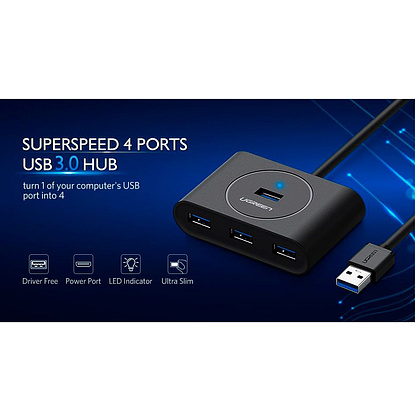 USB-хаб Ugreen CR113 - 6