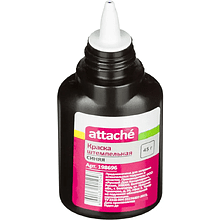 Краска штемпельная "Attache", 45 г, синий