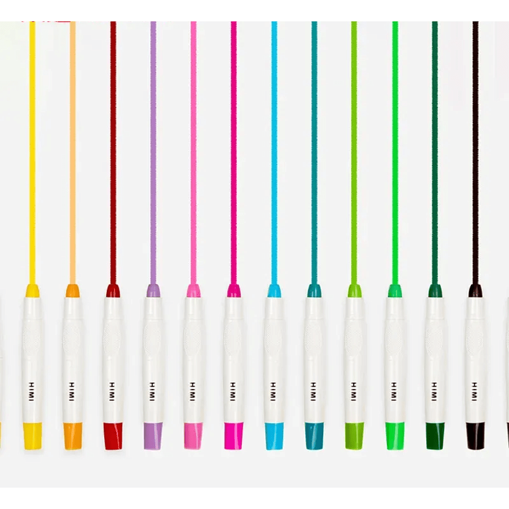 Мелки восковые "Himi Silky Crayon", 36 цветов, ассорти - 9