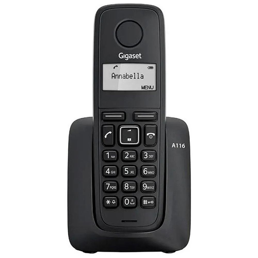 Телефонный аппарат GIGASET "A116", черный - 2