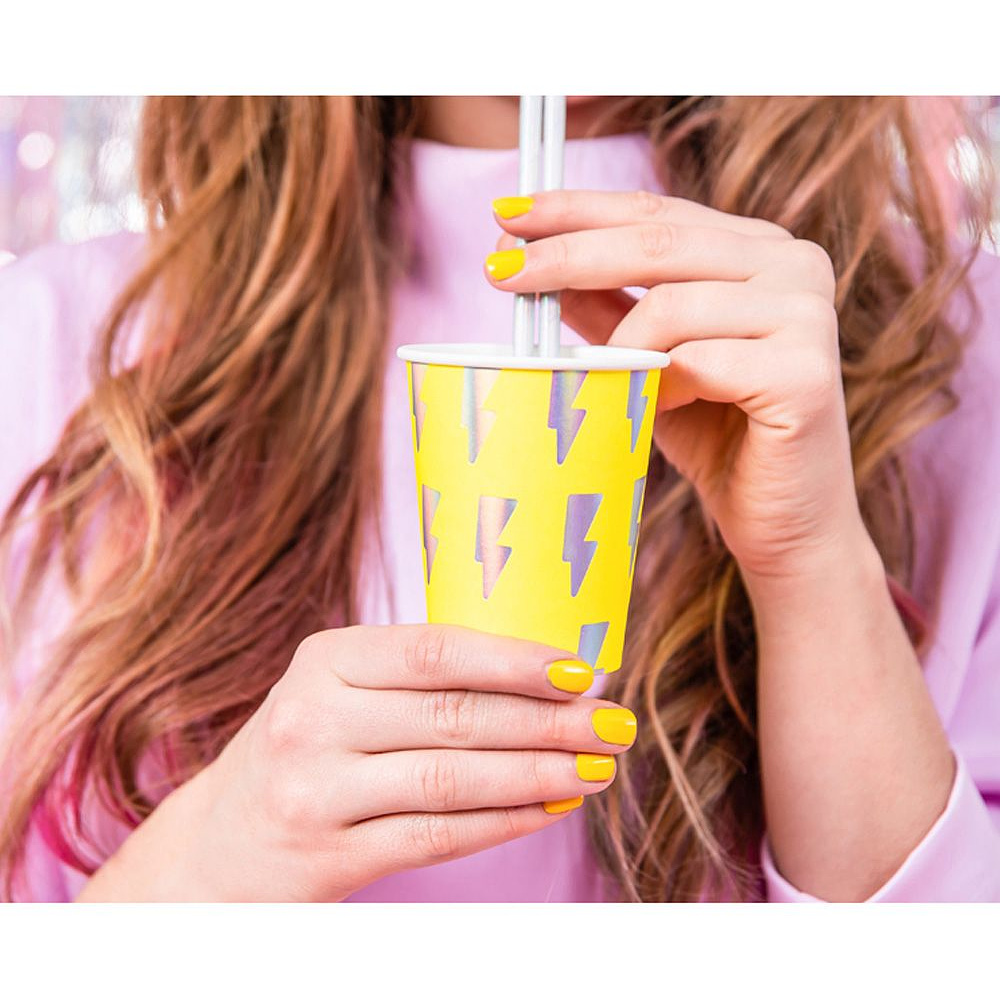 Стакан бумажный "Electric Holo", 6 шт, 260 мл - 2