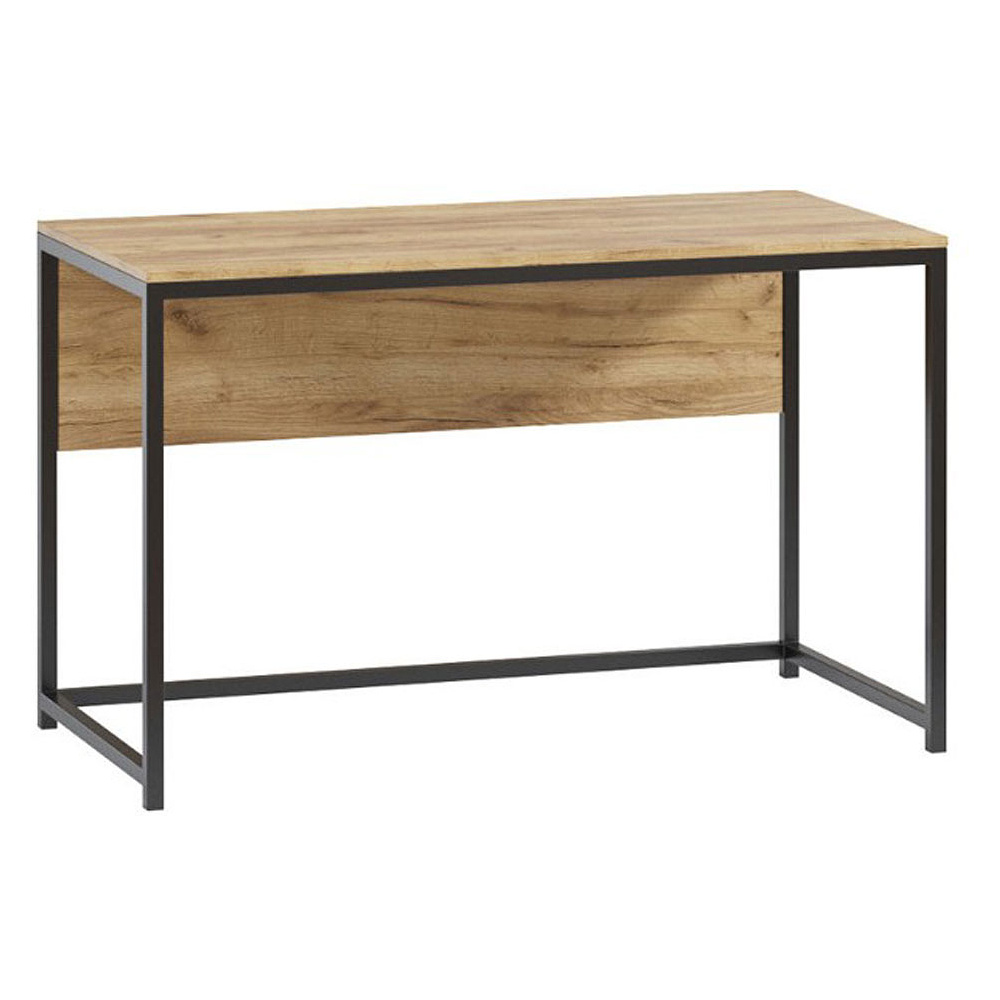 Стол письменный Millwood Лофт Бейрут (ДТ-2), 1200х800 мм, дуб золотой крафт, черный - 2