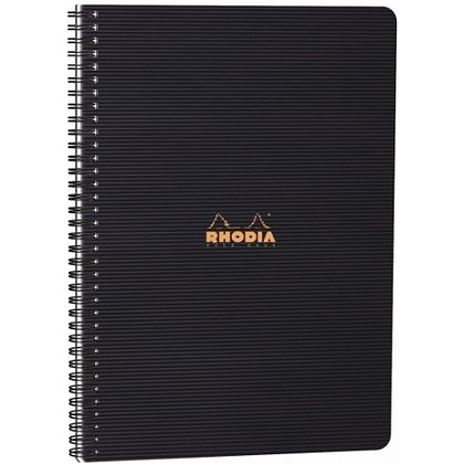 Блокнот "Rhodia", A5+, 80 листов, клетка, черный