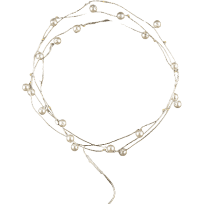 Гирлянда электрическая LED "Нить. Жемчужина", 2 м, тепло-белый