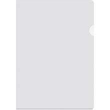 Папка-уголок "Inter-folia", А4, 80 мк, прозрачный