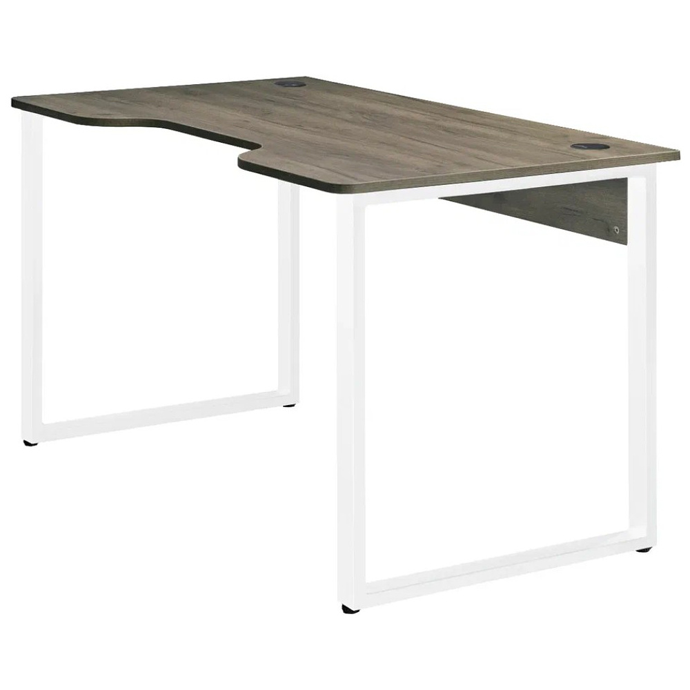 Стол компьютерный игровой Millwood Лофт Гонконг (ДТ-3), 1300x700 мм, сосна пасадена, белый - 2