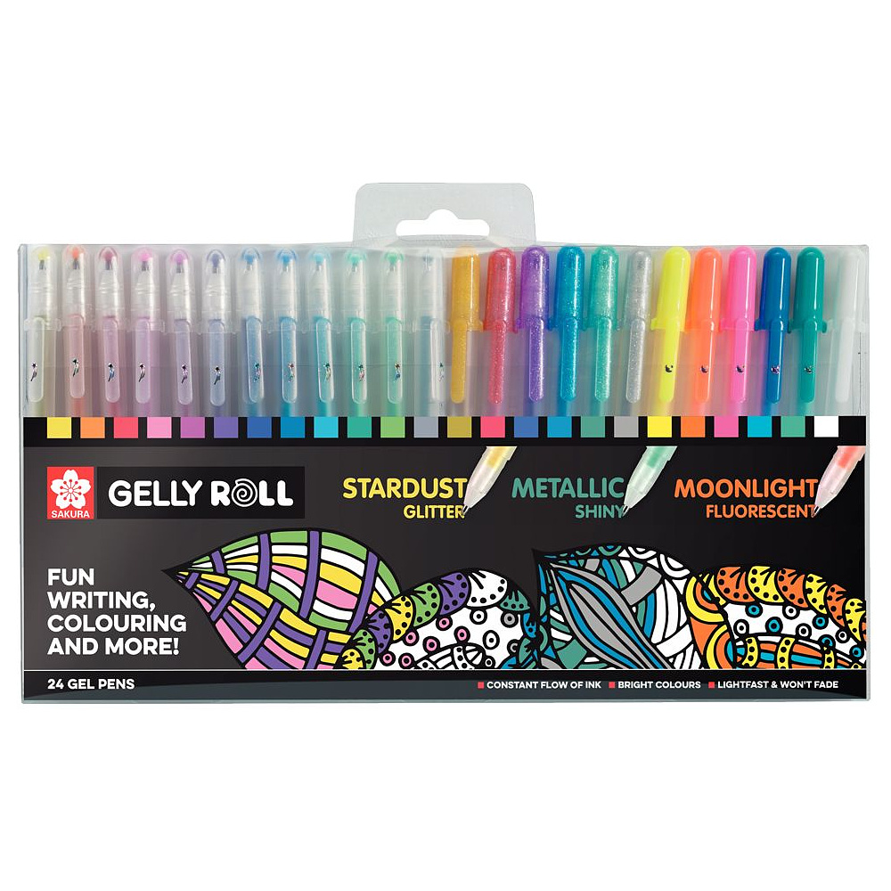 Ручка гелевая "Gelly Roll", 24 шт.