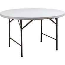 Стол складной Table AKS тип 10, 1520х1520х740 мм, пластик, белый