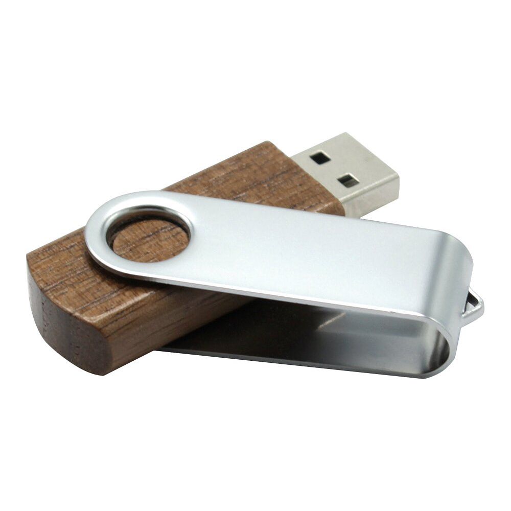 USB Flash накопитель 2.0 16 Gb VDF-008 СС, пластик, металл, серебристый - 3
