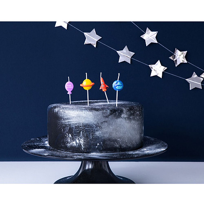 Свеча "Space", 4 шт, ассорти - 2