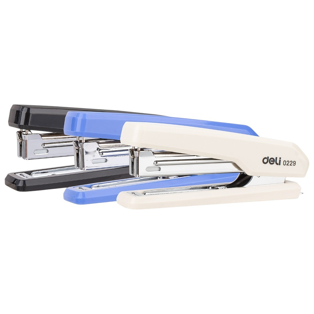 Скобосшиватель "Deli Exceed 0229", 15 листов, ассорти