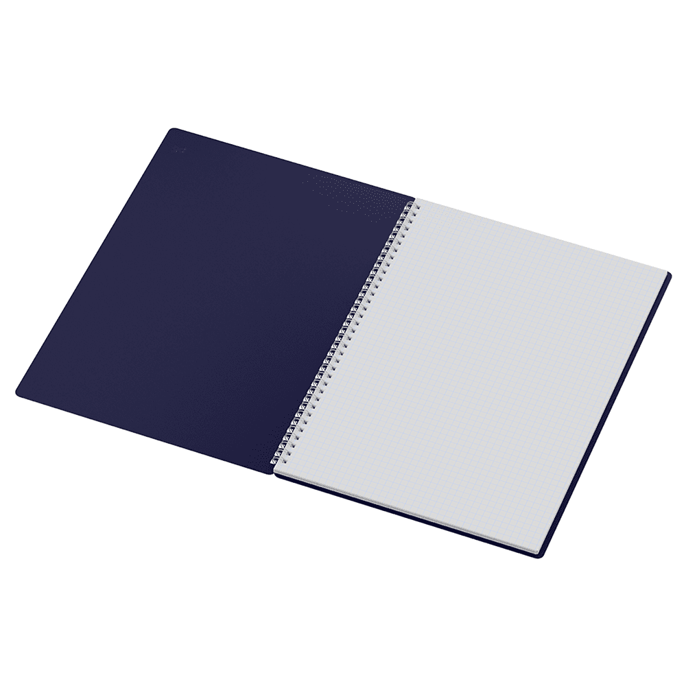 Тетрадь "База", А4, 80 листов, клетка , синий - 3