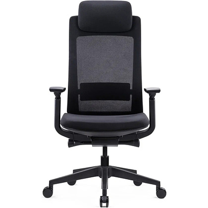 Кресло компьютерное SitZone E-VL002A, сетка, ткань, пластик, черный - 2