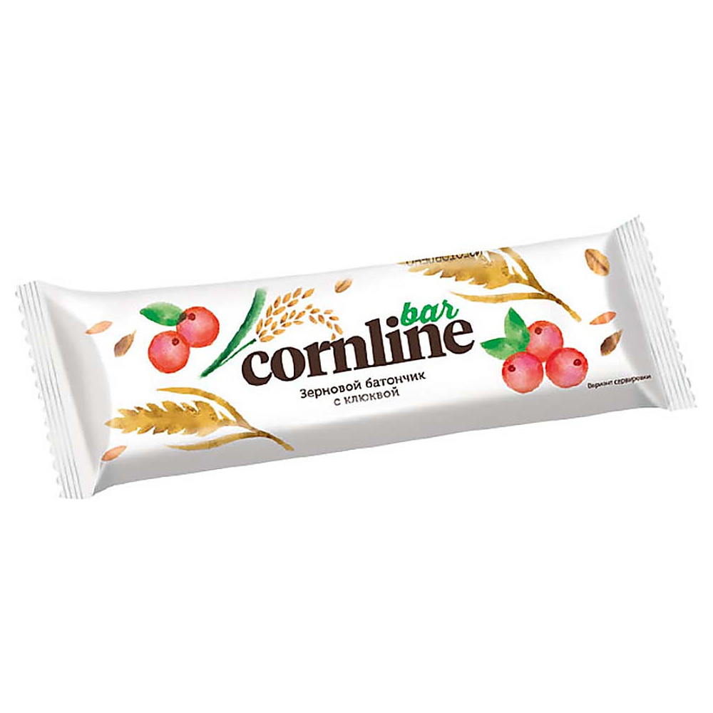 Батончик "Cornline", 30 г, с клюквой