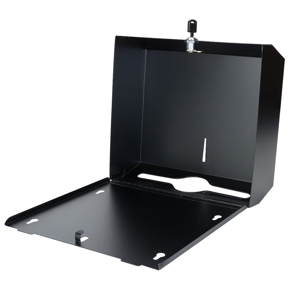 Диспенсер BXG-PD-5003B для полотенец листовых, металл, черный, матовый - 6