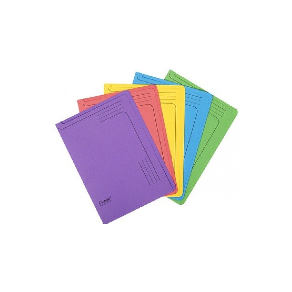 Папка-уголок "Exacompta", A4, 350 мк, картон, ассорти