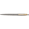 Ручка шариковая автоматическая "Parker Jotter Stainless Steel GT", 0.7 мм, серебристый, золотистый, стерж. синий - 2