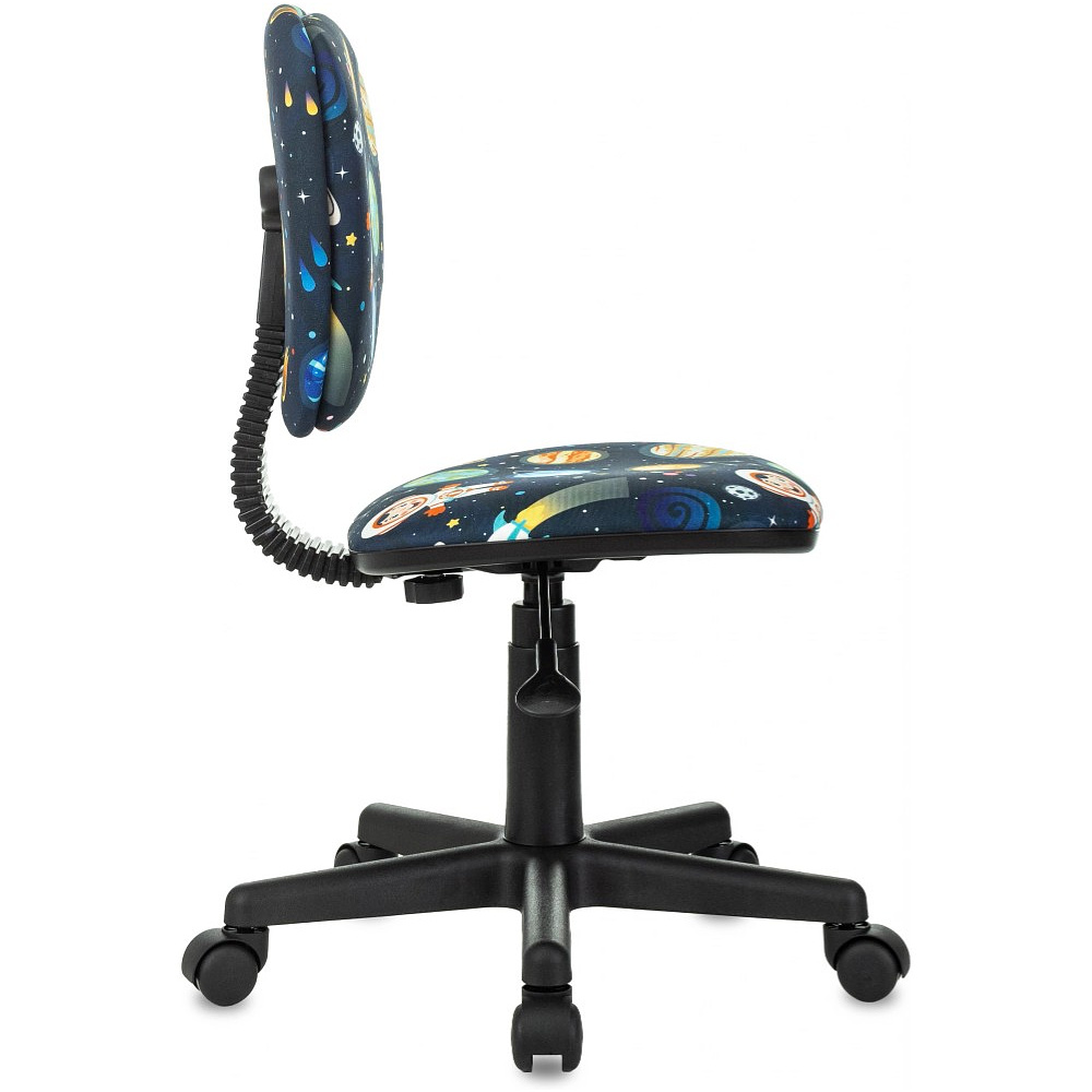 Кресло детское Бюрократ CH-204NX, ткань, темно-синий космонавт, пластик - 3