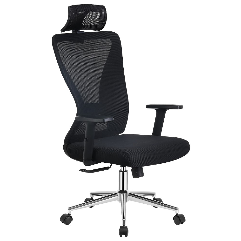 Кресло для руководителя EVERPROF "Joy", сетчатая ткань, металл, черный