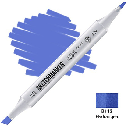 Маркер художественный "Brushmarker", двухсторонний, B112 гортензия