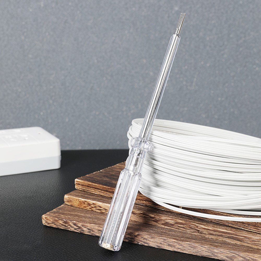 Индикаторная отвертка-тестер Deli YS EDL8004, 24 -250 В, светодиодная, прозрачный - 4