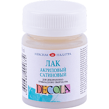 Лак акриловый "Decola", сатиновый