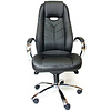 Кресло для руководителя EVERPROF "DRIFT", натуральная кожа, металл, черный - 2