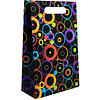 Пакет бумажный подарочный "Яркие фигуры", 32.4x13.7x26.4 см, ассорти - 2