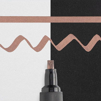 Маркер для каллиграфии "Pen-Touch Calligrapher", 5.0 мм, бронзовый - 2