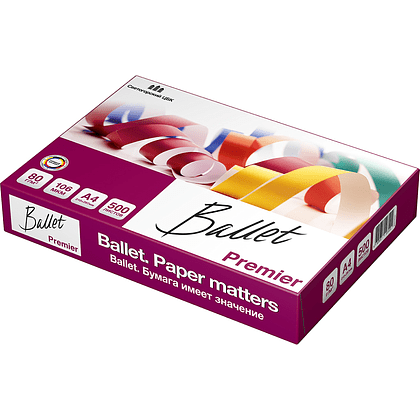 Бумага "Ballet Premier", А4, 500 листов, 80 г/м2 - 4