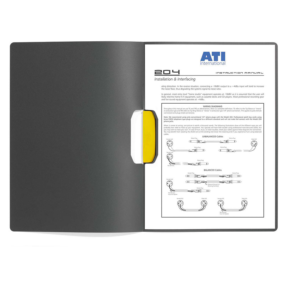 Папка с клипом "Duraswing Color", антрацит, желтый клип - 2