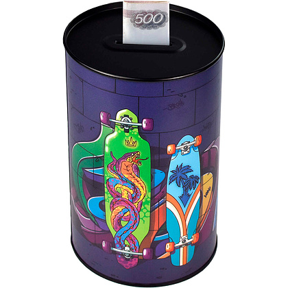 Копилка "Скейты", синий - 3