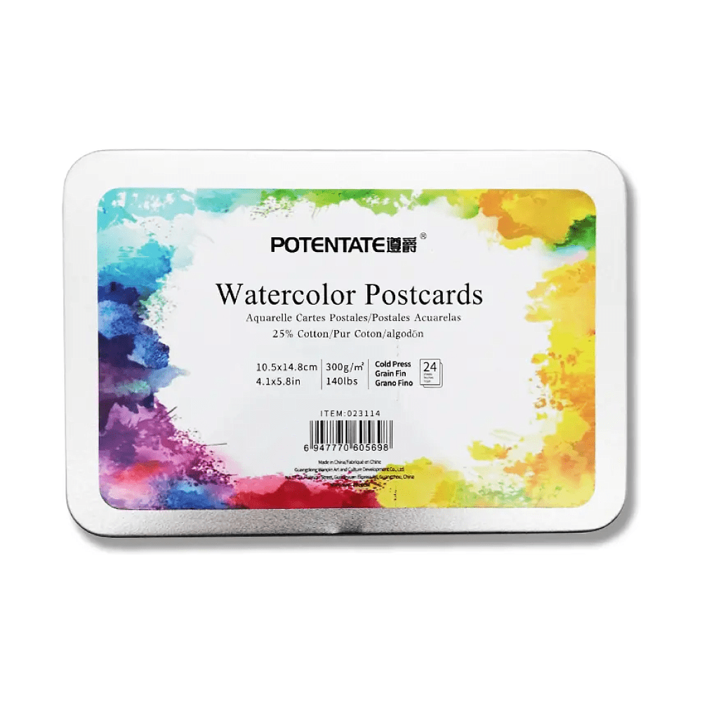 Открытки для акварели "Potentate", 24 листа