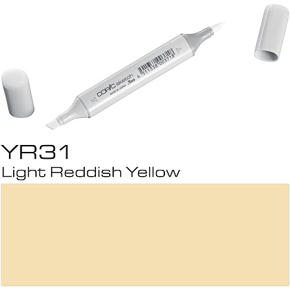 Маркер перманентный "Copic Sketch", YR-31 светлый красновато-желтый