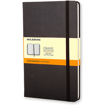 Блокнот "Classic Pocket", А6, 90x140 мм, 96 л, черный