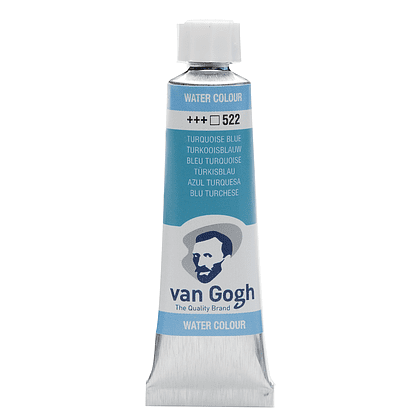 Краски акварельные "Van Gogh", 522 бирюзовый, 10 мл, туба