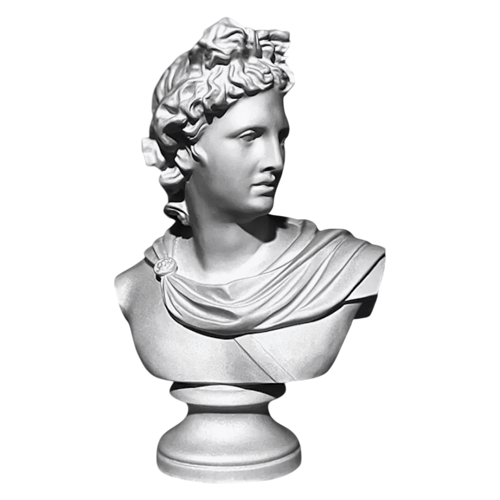 Гипсовая модель "Бюст Аполлона"