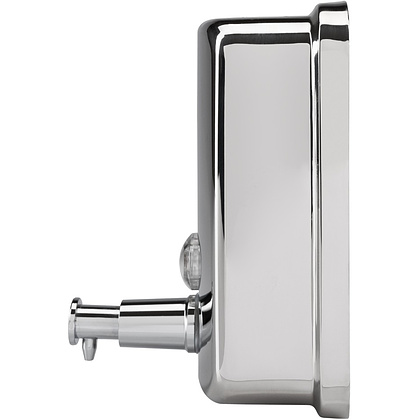 Диспенсер для жидкого мыла BXG "SD Н1-500", 0.5 л, ручной, металл, серебристый, глянцевый - 3