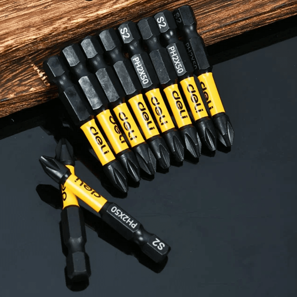 Бита Deli YS EDL251050, ударная, 10 шт., PH2 x 50 мм - 9