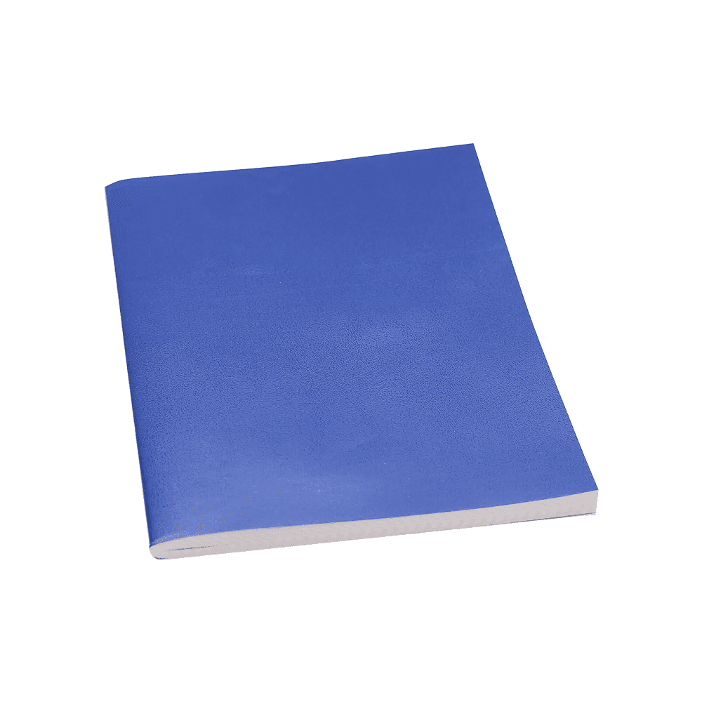 Тетрадь "Синий", А4, 96 листов, клетка, скоба сбоку, синий - 3