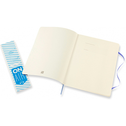 Блокнот "Classic Soft Xlarge", А4-, 96 листов, линейка, голубой - 4