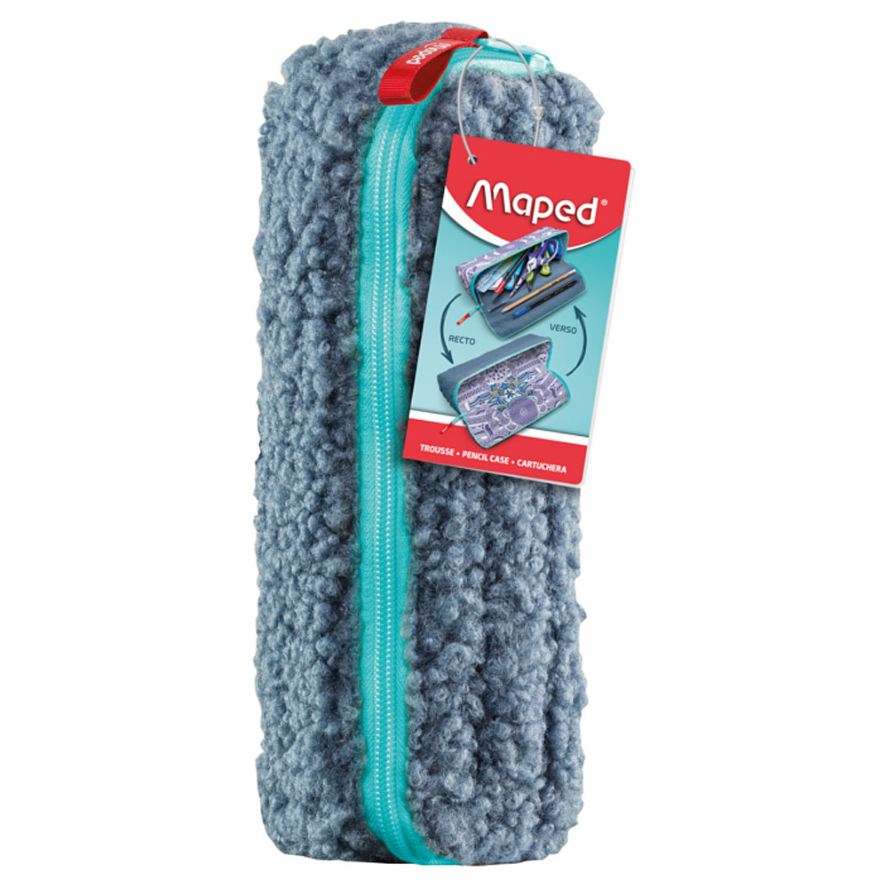 Пенал Maped "Open XXL", 1 отделение, голубой - 9