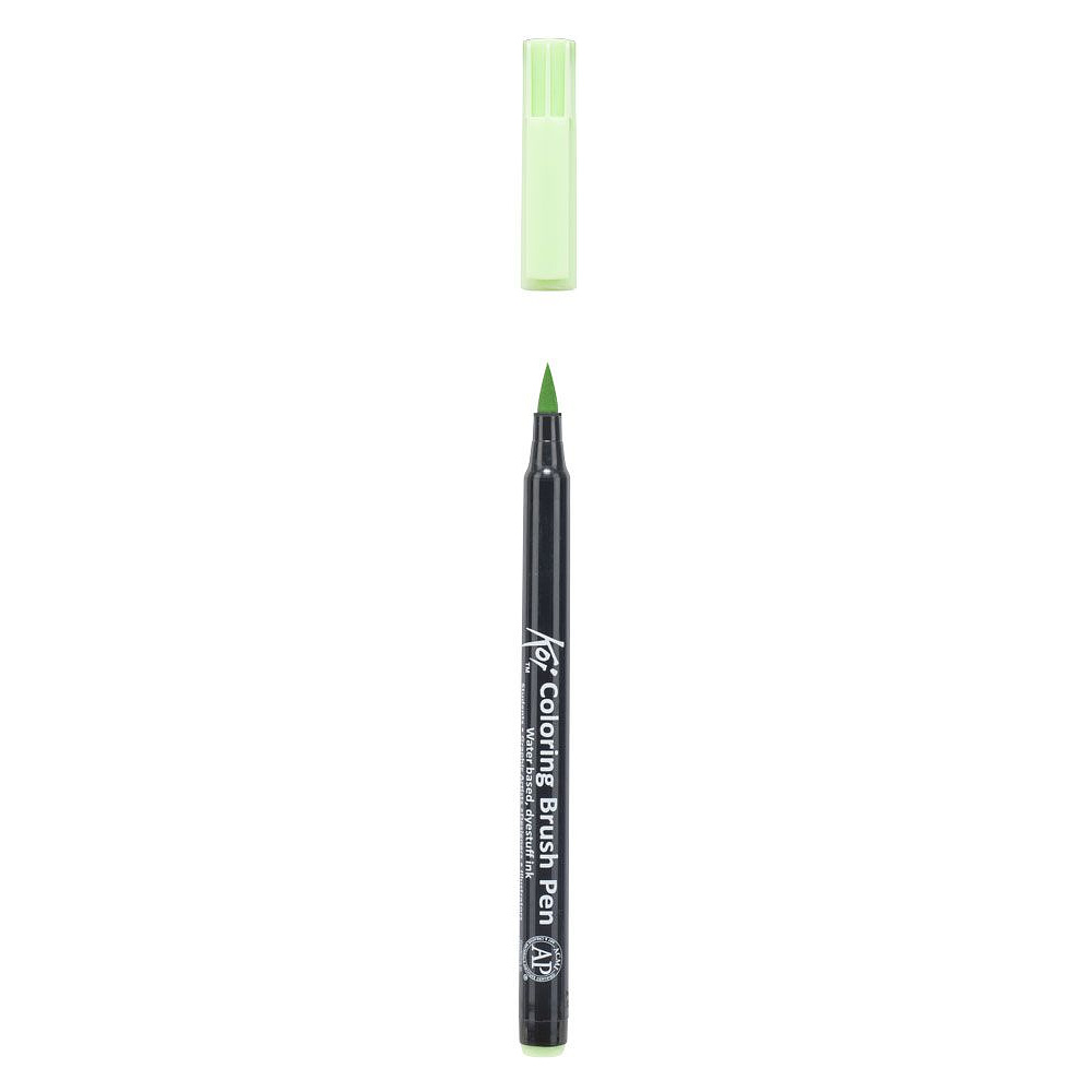 Маркер акварельный "Koi Color Brush", мятный - 3
