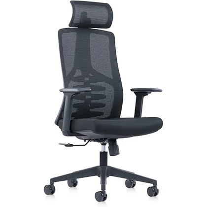 Кресло для руководителя SitZone CH-359A сетка/ткань, черный